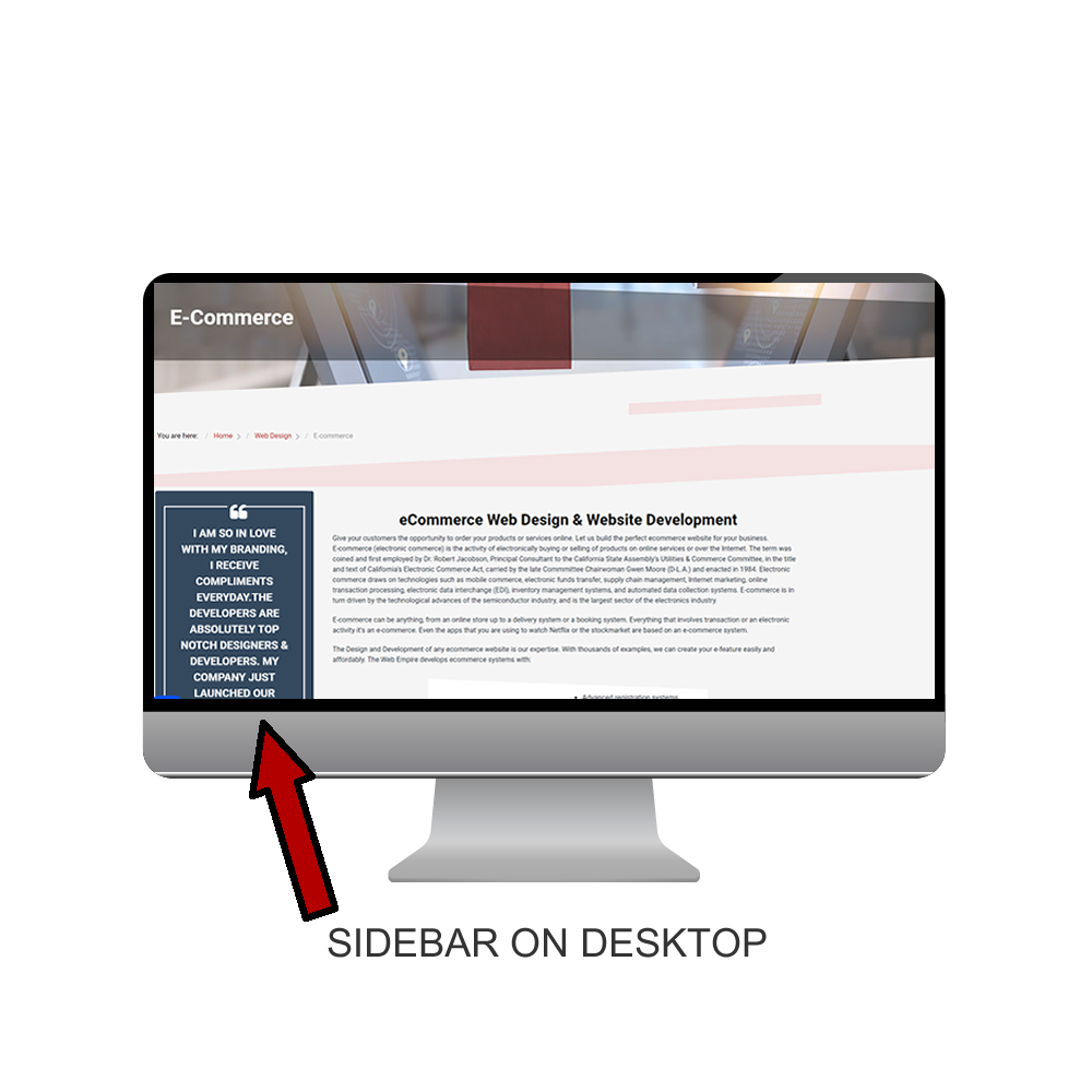 Οθόνη υπολογιστή υψηλής ανάλυσης με πλαϊνή γραμμή εργαλείων