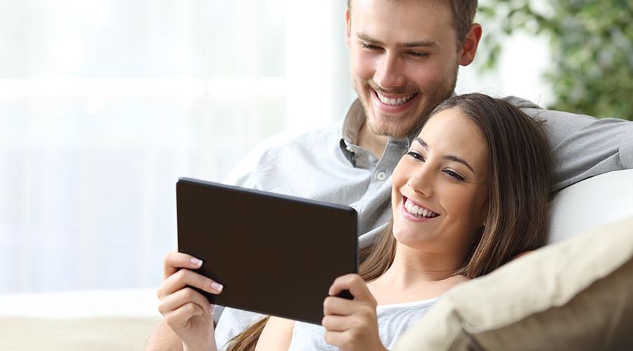 ζευγάρι στο tablet